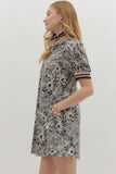 Entro Floral Print Mini Dress CW