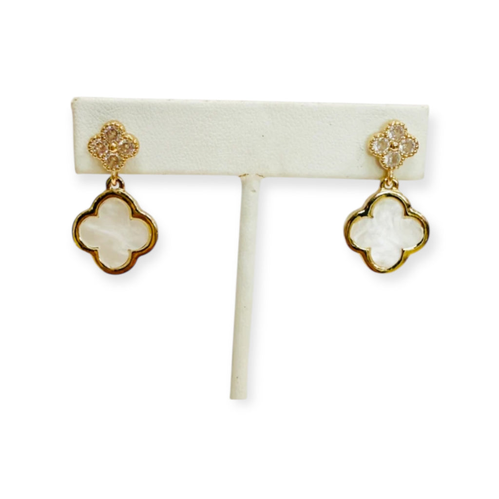 Clover Mother of Pearl Earrings