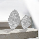 Silver Freeform Double Ring