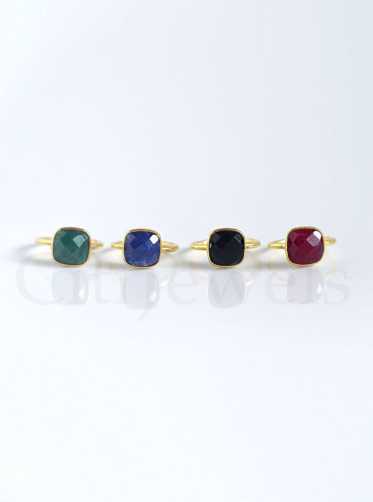 Cushion Stackable Ring