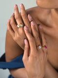 Cushion-shaped Gemstone Ring (8mm)
