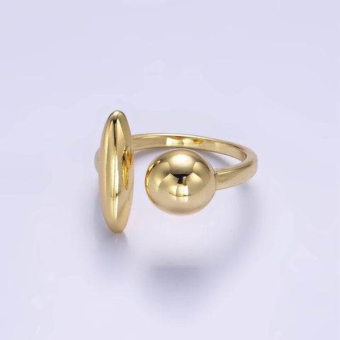 Gold Sphere Ring