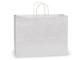 White Kraft Paper Shopping Bags