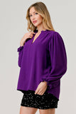 Plus Long Sleeve Blouse: WT61089PL