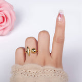 Gold Sphere Ring