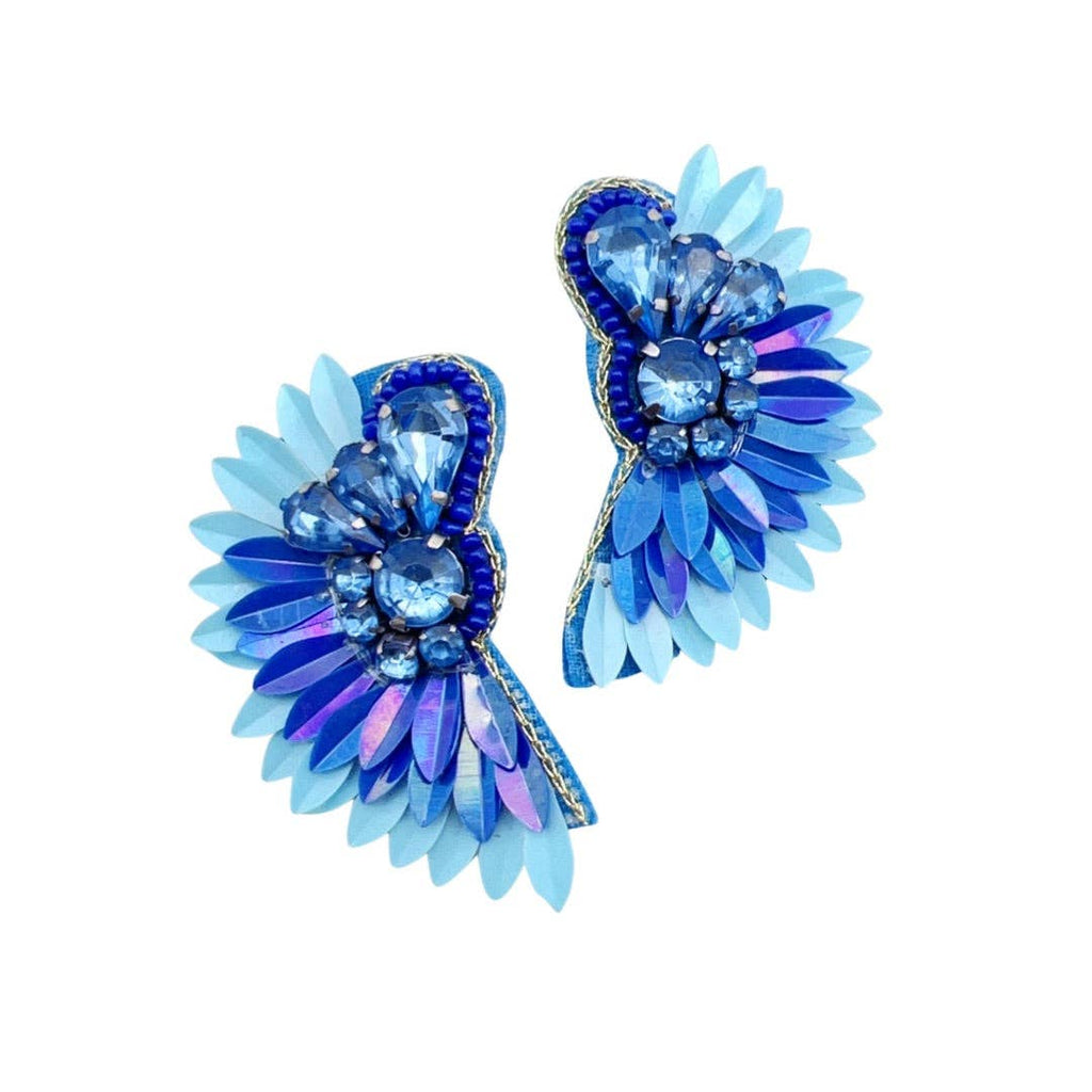 Angel Wing Turquoise Earrings