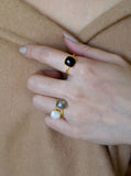 Cushion-shaped Gemstone Ring (8mm)