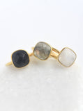Cushion-shaped Gemstone Ring (8mm)