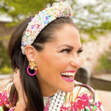 Gold Flower Earrings with 3 Interchangeable Hoops