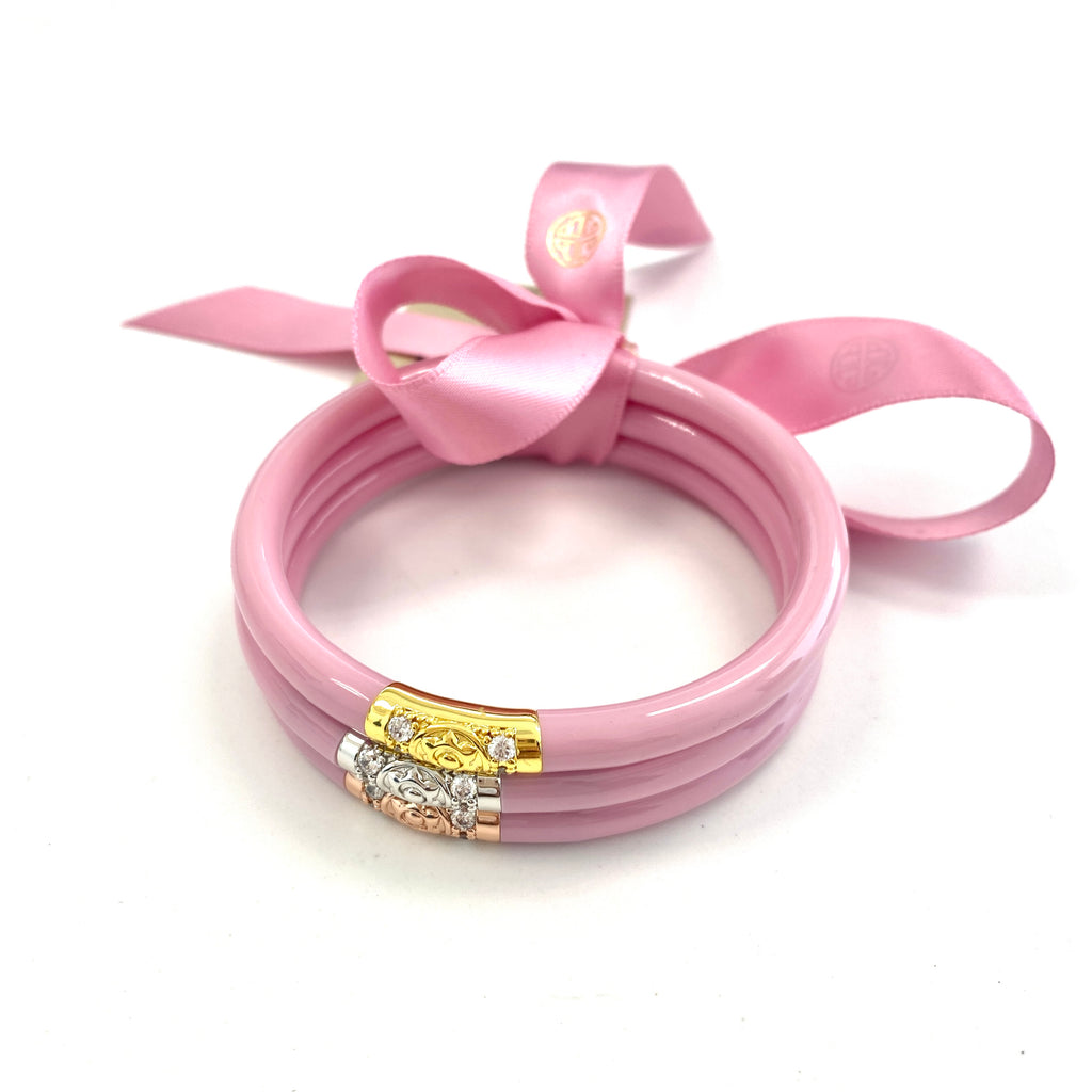 All Weather Three Kings PINK Bangles by Budha Girl
