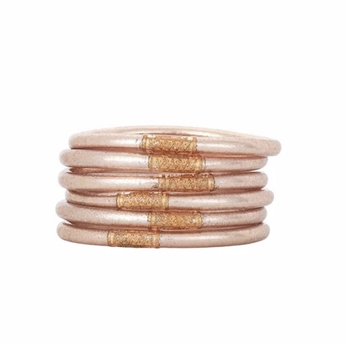 All Weather CHAMPAGNE Bangles by Budha Girl - Estilo Concept Store