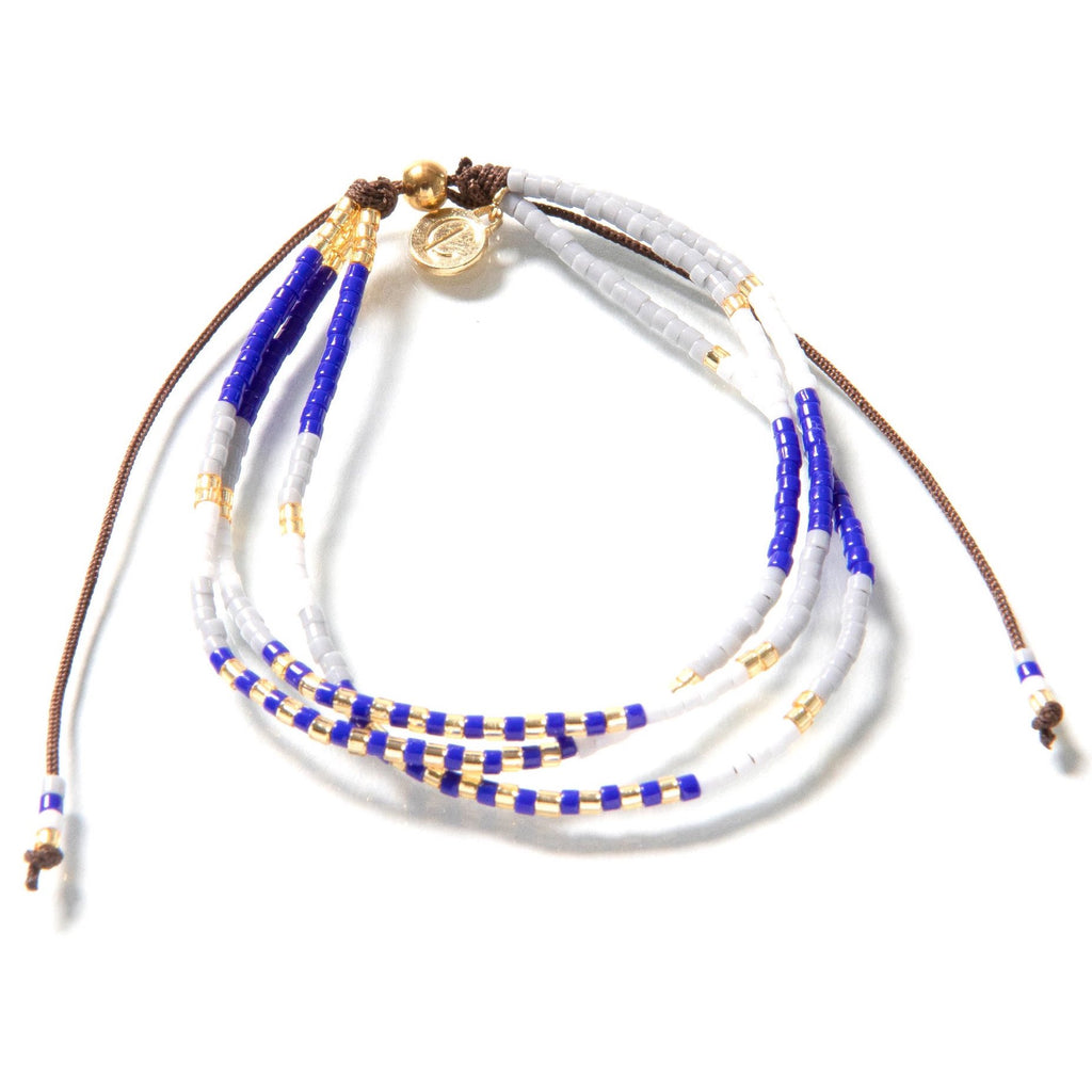 Triple Cobalt Strand Bracelet - Estilo Concept Store