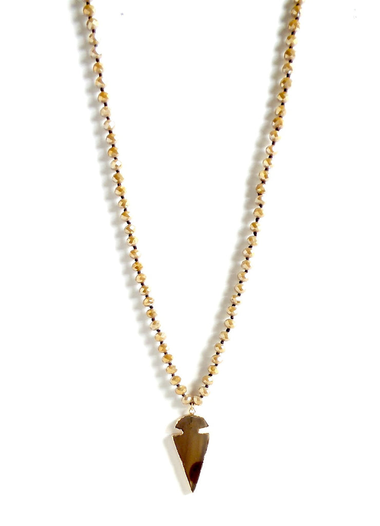Arrowhead Long Pendant Necklace - Estilo Concept Store