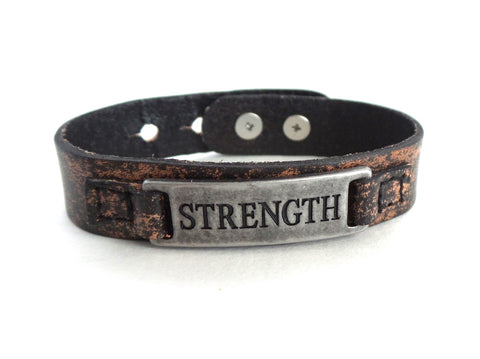 Strength Men's Sacred Single Vintage Bracelet - Estilo Concept Store
