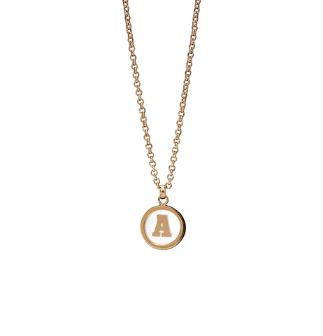 TAI JEWELRY | Mother Of Pearl Monogram Necklace