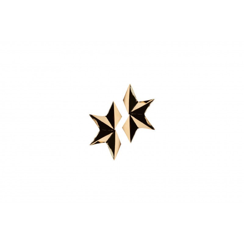 Small Gold Half Star Earrings - Estilo Concept Store