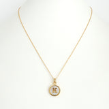 Small Mother of Pearl Initial Necklace - Estilo Concept Store