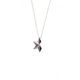 Small Silver Half Star Charm Necklace - Estilo Concept Store