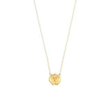 Gold Mini Seal Necklace *click for more letters - Estilo Concept Store