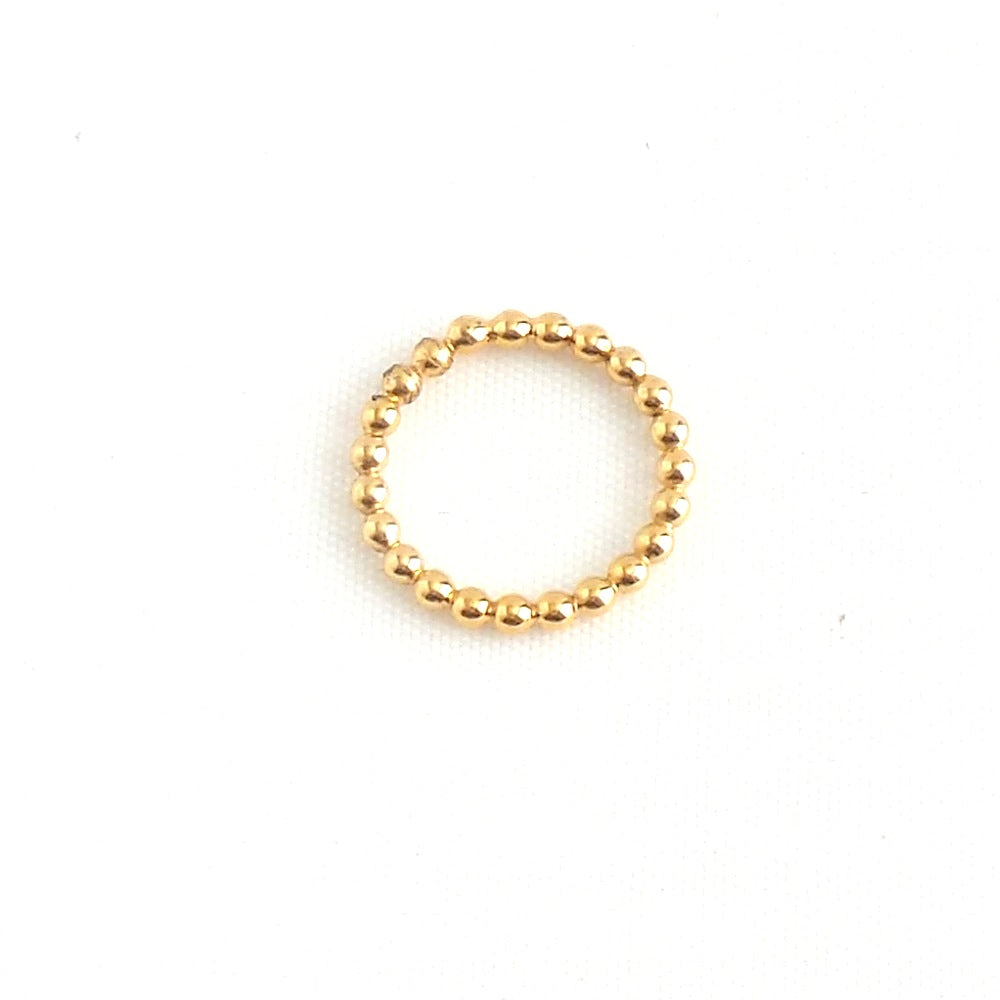 Beaded Golden Ring - Estilo Concept Store