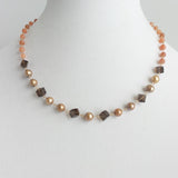 Moonstone Peach Necklace - Estilo Concept Store