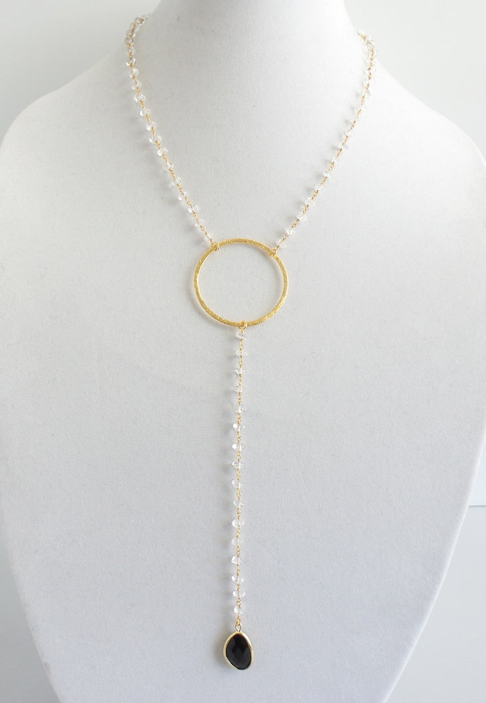 Circle Drop Necklace - Estilo Concept Store