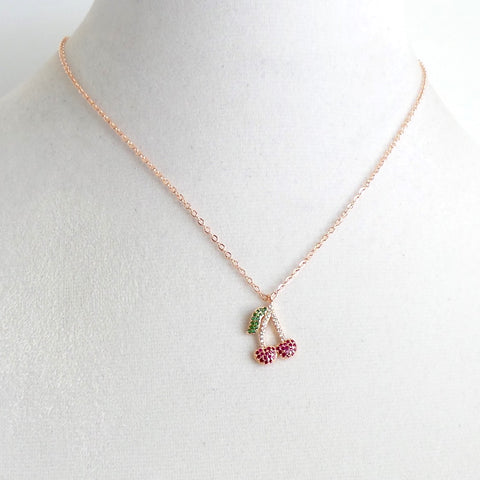 Cherry Charm Necklace - Estilo Concept Store