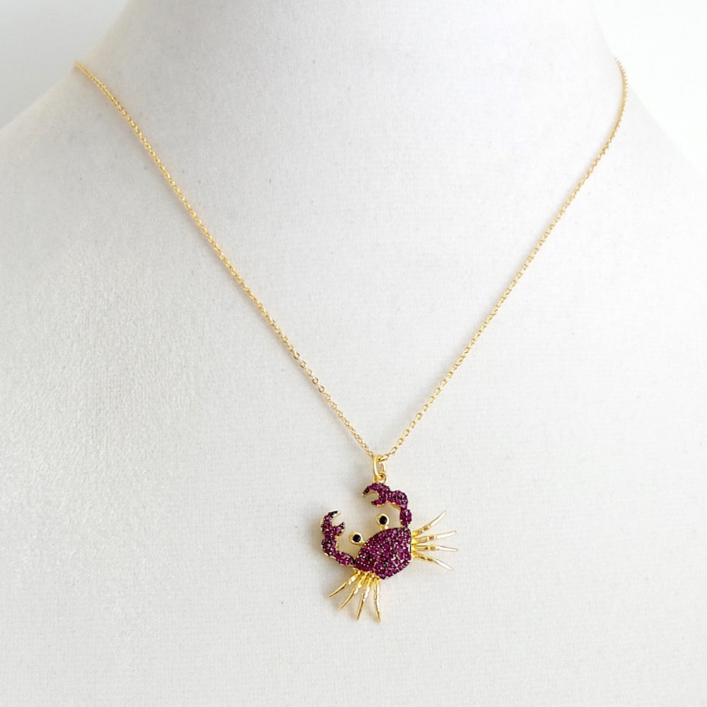 Crab Charm Necklace - Estilo Concept Store
