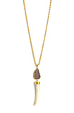 Stone Horn Long Necklace *click for more colors - Estilo Concept Store