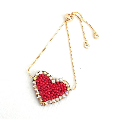 Red Heart Bracelet - Estilo Concept Store