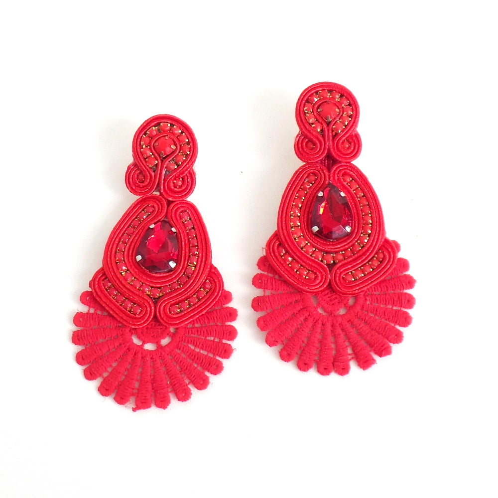 Sammy Red Earrings - Estilo Concept Store