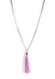 Cotton Candy Long Tassel Necklace *click for more colors - Estilo Concept Store