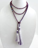 Crystal Wrap with Tassels 6mm *click for more colors - Estilo Concept Store