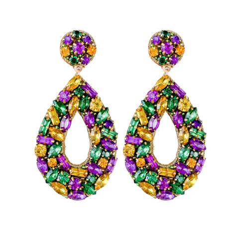 Juliet Drop Earrings | Mardi Gras Edition