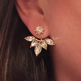 Gold Flower Ear Jackets - Estilo Concept Store